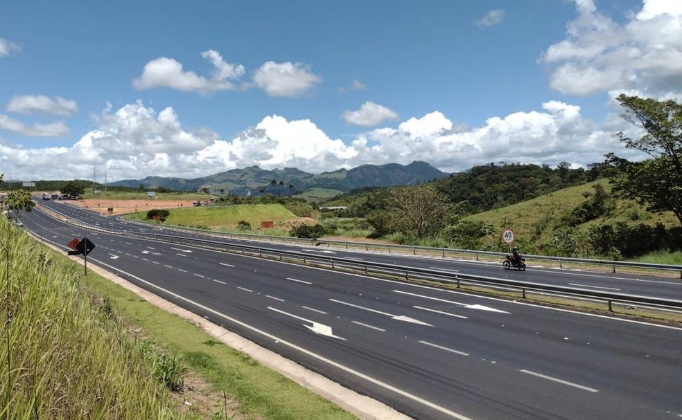 Trecho duplicado entre Guarapari e Anchieta, no ES — Foto: Eco-101/Divulgação