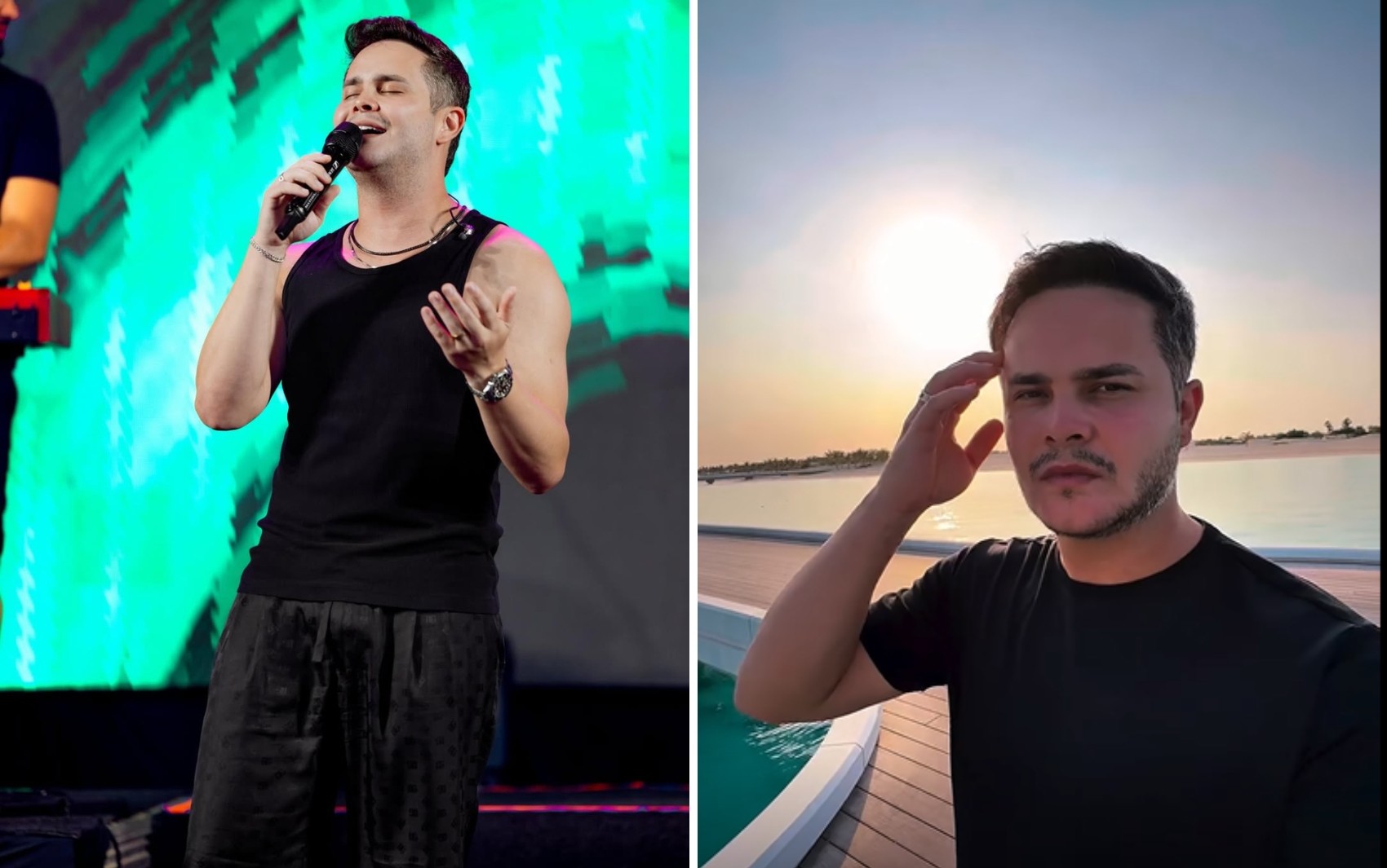 Sertanejo Matheus, da dupla com Kauan, mostra hotel de luxo na Arábia com diárias de mais de R$ 20 mil 