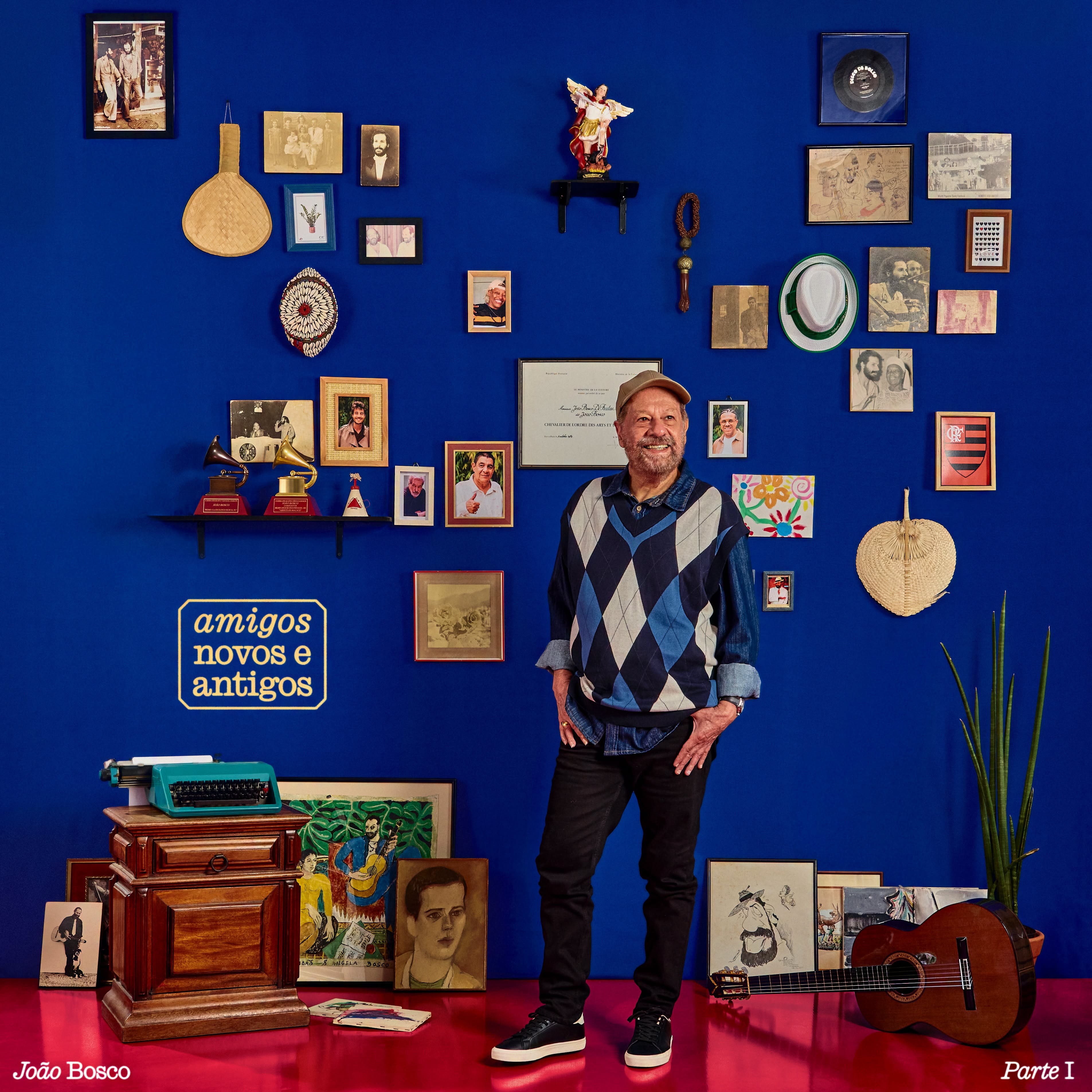João Bosco apresenta a capa do álbum em que faz feats com Cesar Camargo Mariano, Mart’nália e Zeca Pagodinho