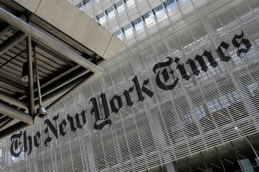 Sede do The New York Times — Foto: Associated Press