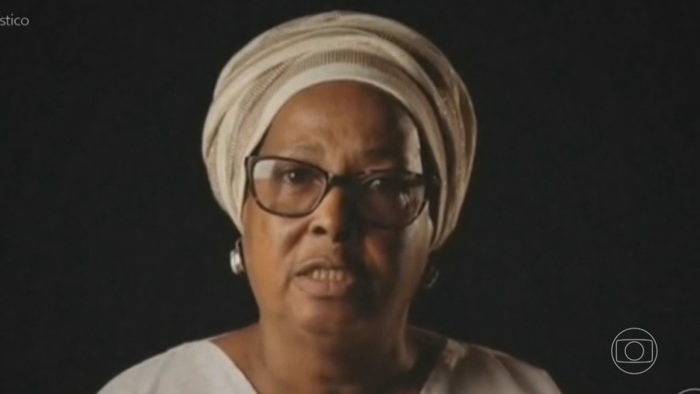 Mãe Bernadete — Foto: Jornal Nacional/Reprodução