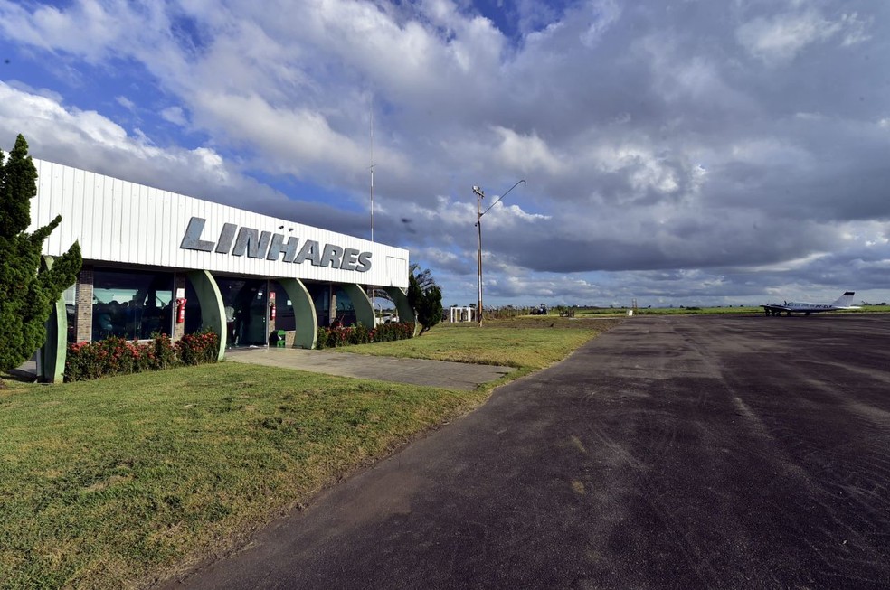 Aeroporto de Linhares, no Norte do Espírito Santo, antes da reforma — Foto: Leonardo Duarte / Governo do ES