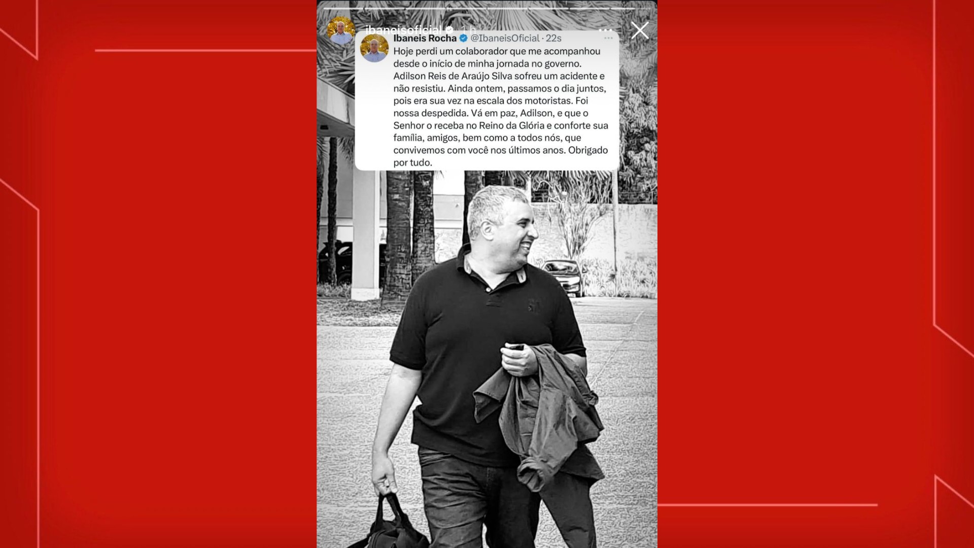 PM que morreu após bater em caminhão era motorista de Ibaneis Rocha