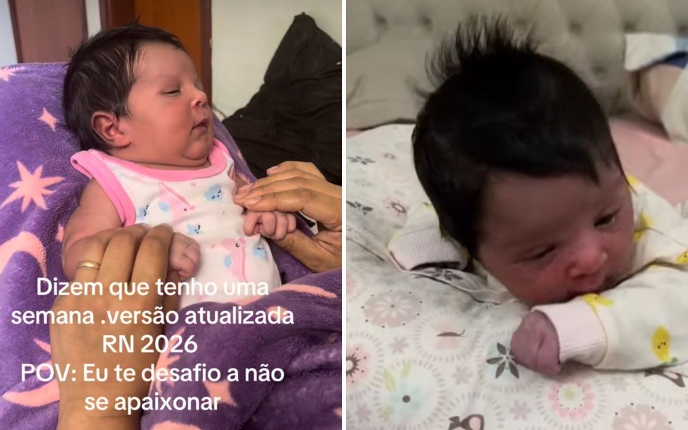 Maria Cecília, de 11 dias de vida, em Goiás — Foto: Reprodução/Instagram de Iraides Rosa