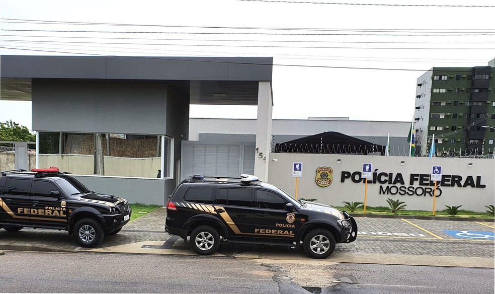 Polícia Federal em Mossoró (RN) — Foto: Divulgação/PF