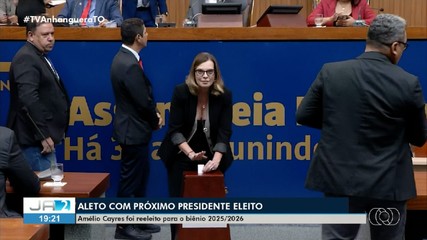 Amélio Cayres é reeleito presidente da AL-TO para o biênio 2025/2026
