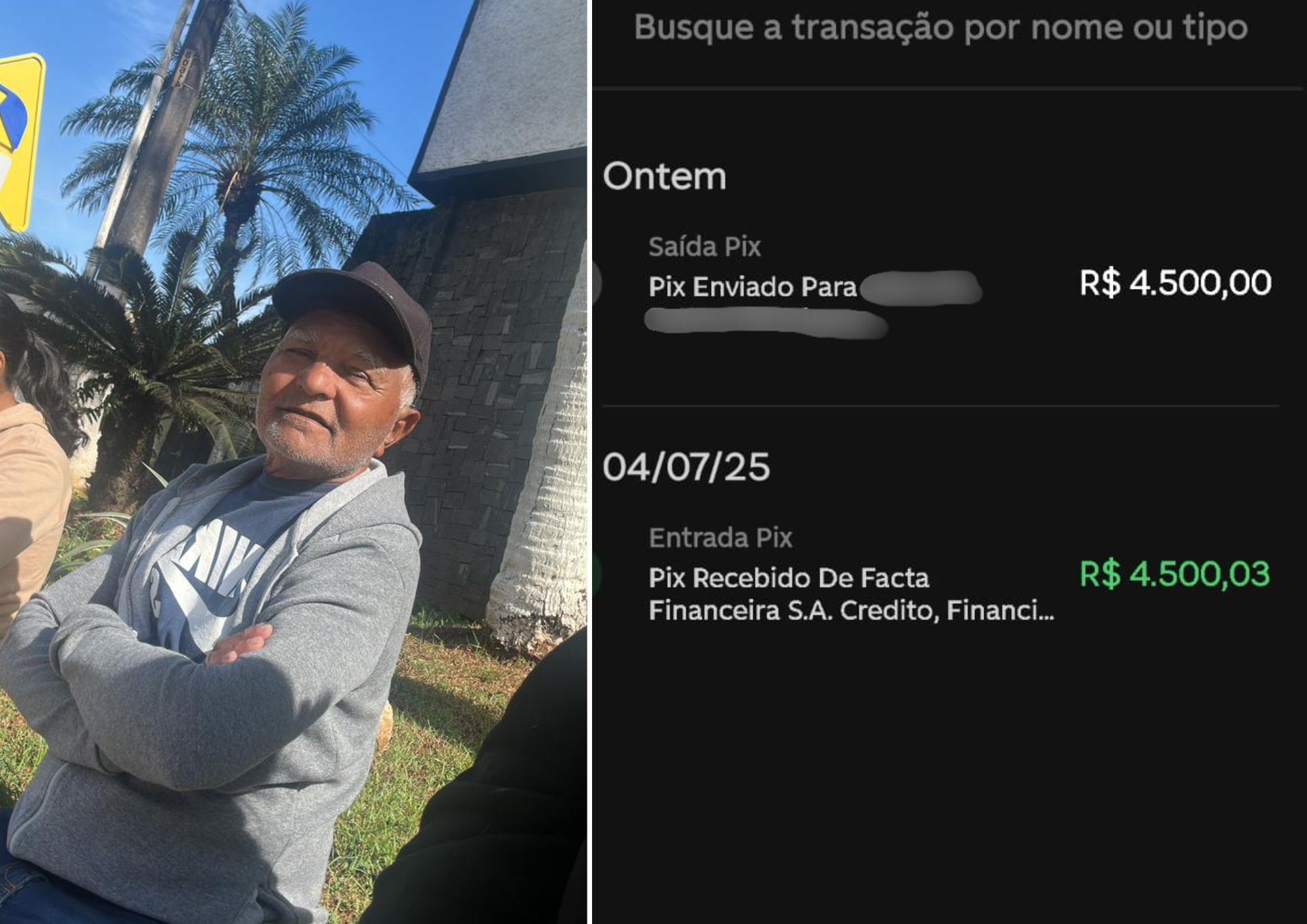 Idoso tem rosto usado por golpistas durante compra de aparelho para pedir R$ 117,5 mil em empréstimos