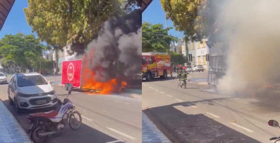 Incêndio destrói trailer de comidas típicas em Marabá, no PA, e deixa prejuízo de R$ 50 mil