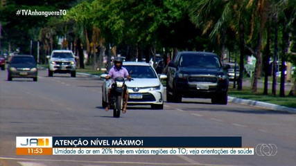 Inmet alerta sobre riscos da baixa umidade