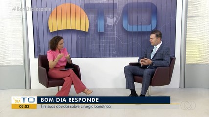 Médico explica sobre cirurgia bariátrica no Bom Dia Responde