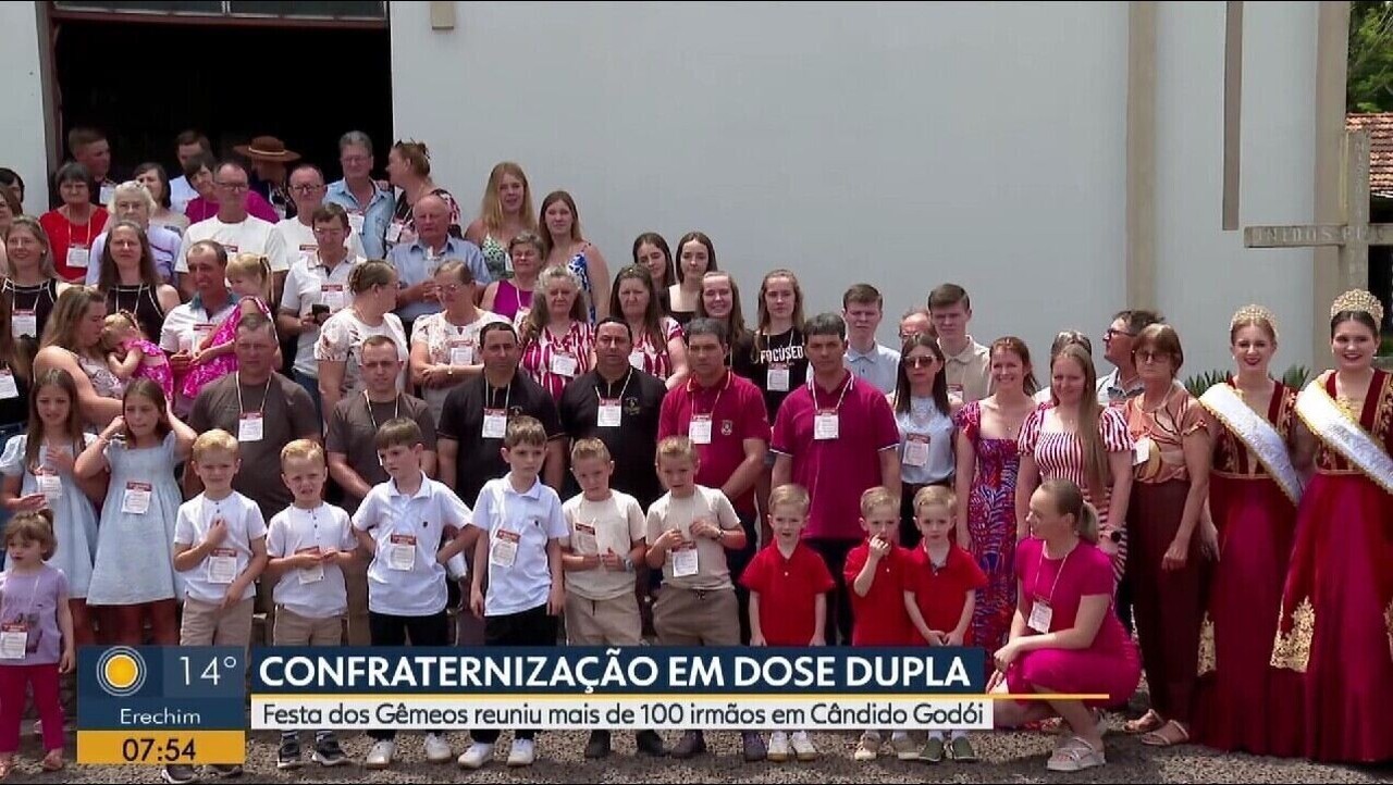 Capital Mundial dos Gêmeos realiza encontro com mais de 100 pares de irmãos; confira