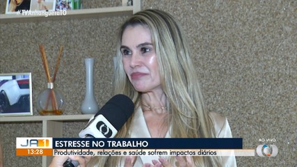 Psicóloga explica como estresse no trabalho pode afetar produtividade e relações