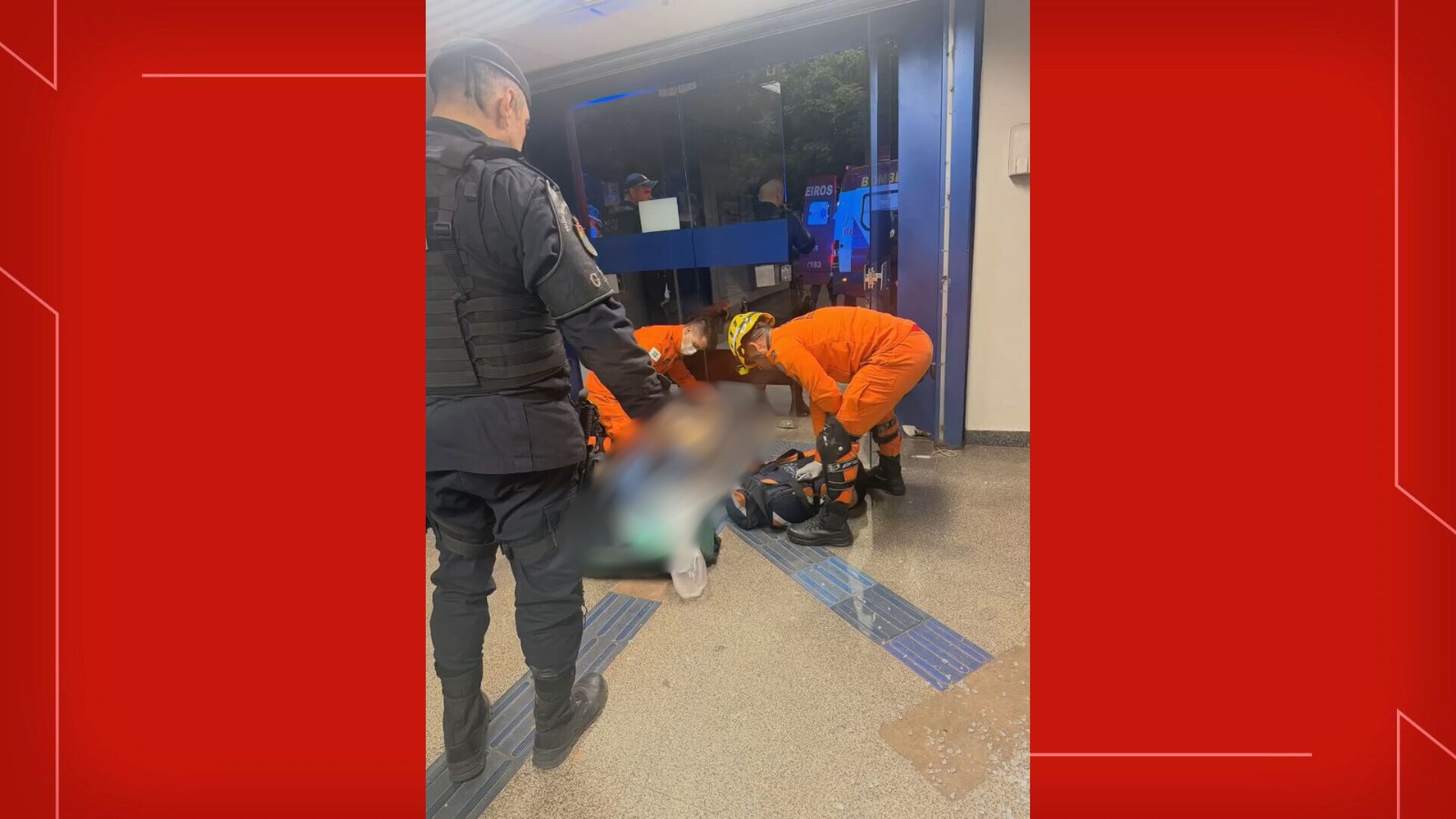 Homem é baleado em agência bancária no DF