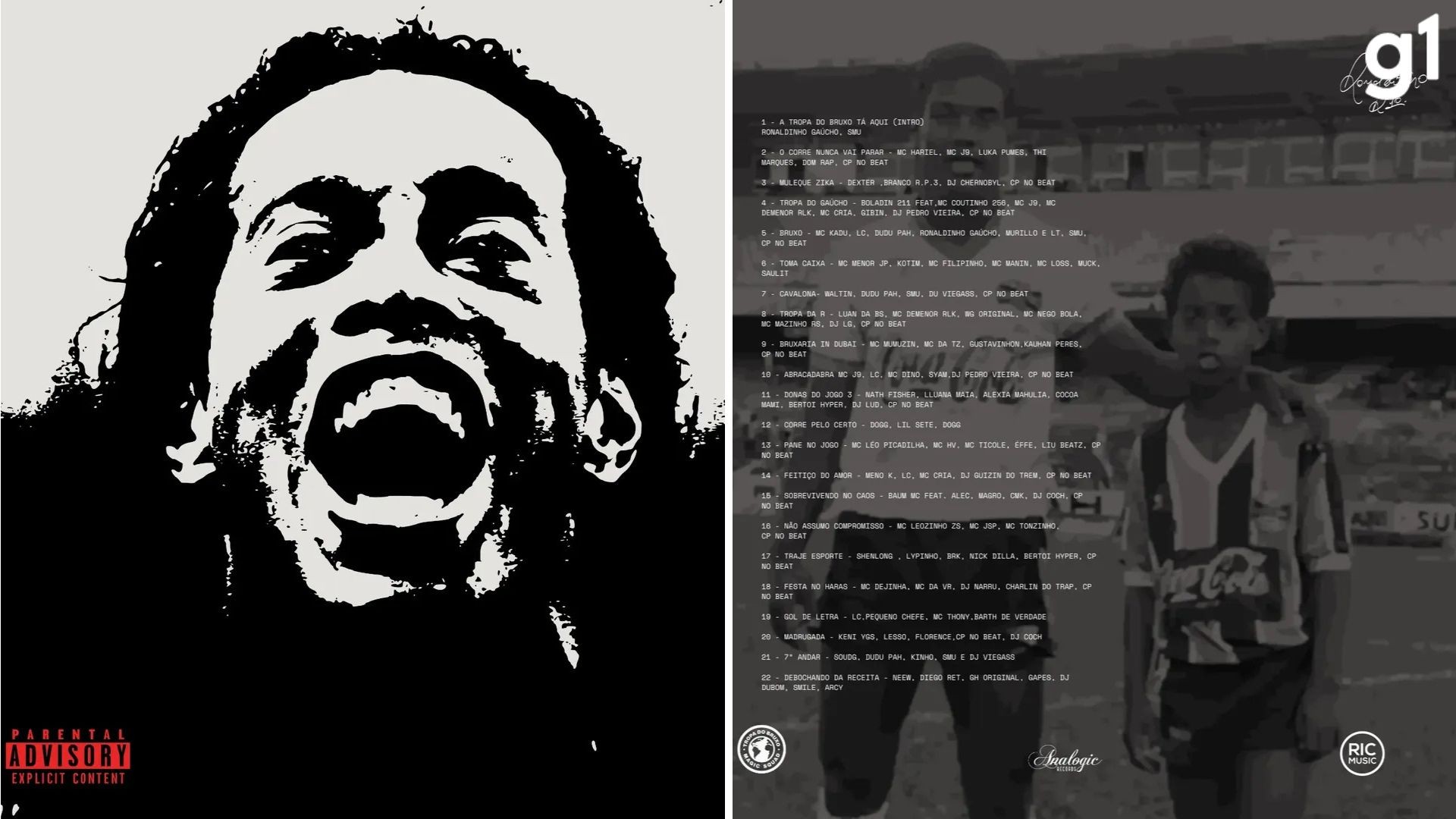 Ronaldinho Gaúcho lança primeiro álbum musical: saiba como será o 'Bruxaria 051'