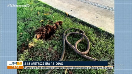 Mais de 500 metros de fios elétricos são furtados em Gurupi no mês de abril