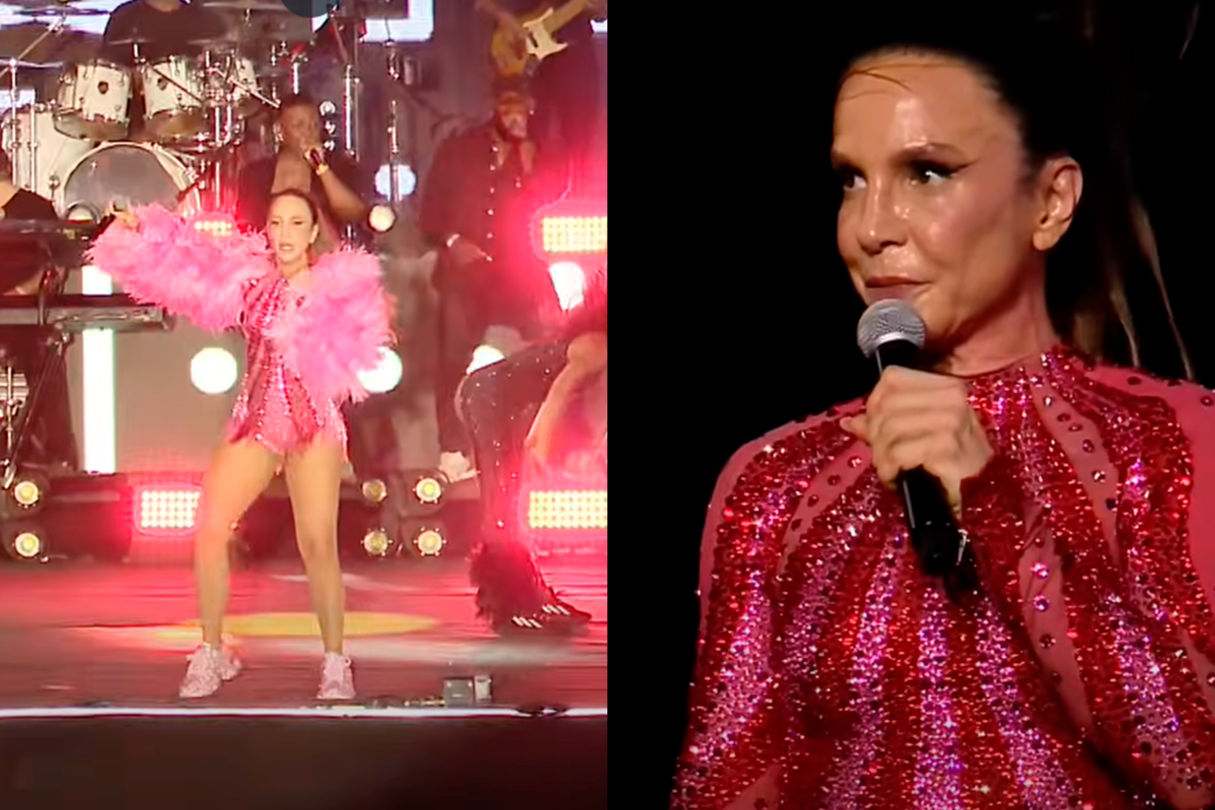 Ivete Sangalo dá bronca em show e ameaça expulsar homem após confusão 