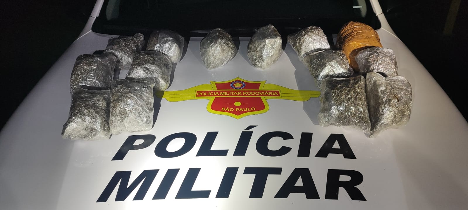 Jovem de 25 anos é presa após esconder pacotes de skunk dentro de mochila na Rodovia Raposo Tavares, em Presidente Prudente