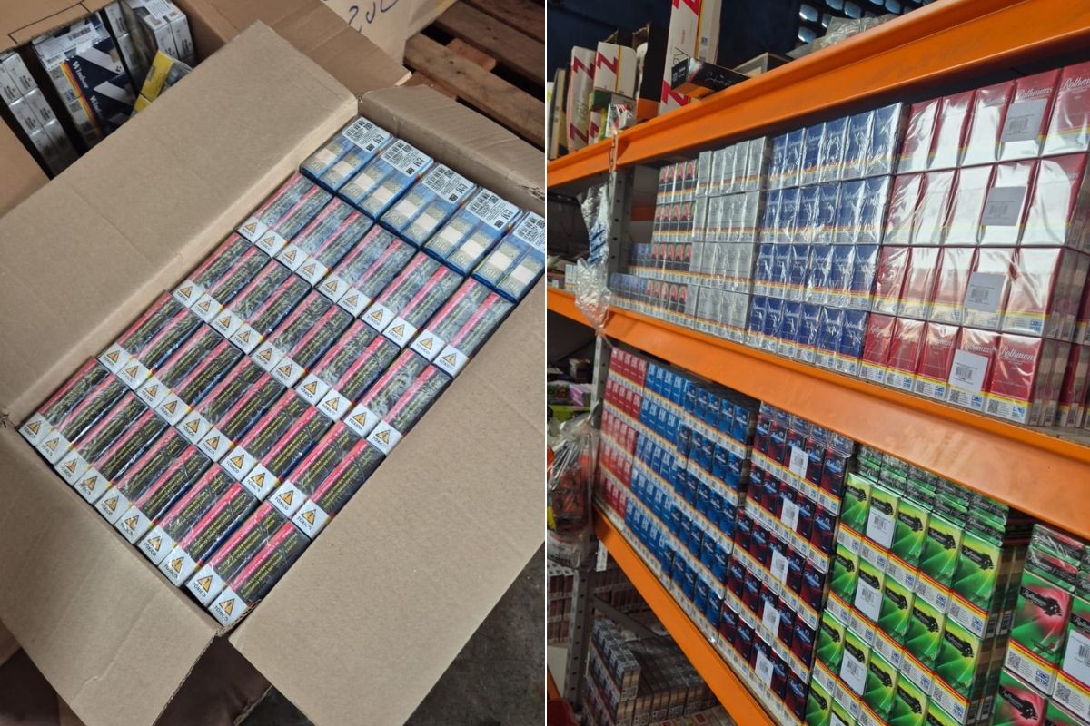 Polícia apreende 7,5 mil maços de cigarros sem nota fiscal em distribuidora no litoral de SP