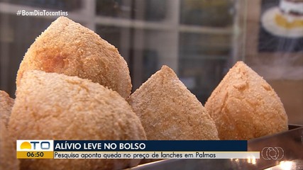 Pesquisa aponta queda no preço de lanches em Palmas