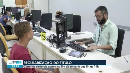Eleitores terão atendimento em cartórios do TO neste fim de semana