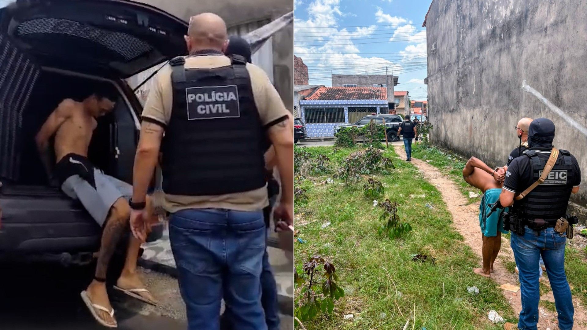Grupo suspeito de roubos a casas é alvo da polícia em São Luís; um dos chefes dava ordens da prisão