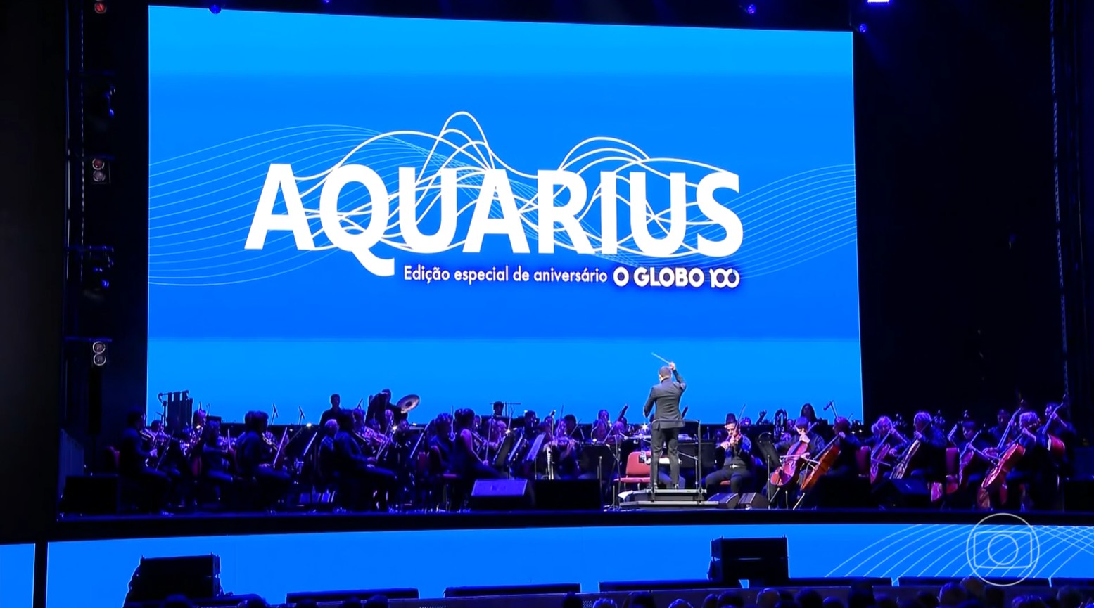 Projeto Aquarius faz apresentação especial para comemorar 100 anos do jornal O Globo