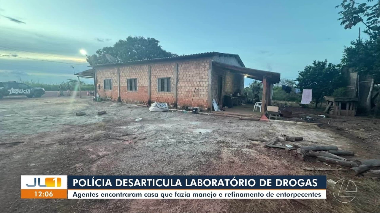 Polícia descobre laboratório de drogas dentro de casa em Redenção, no Pará