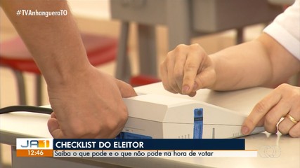 Saiba o que pode e o que não pode levar para a cabine de votação