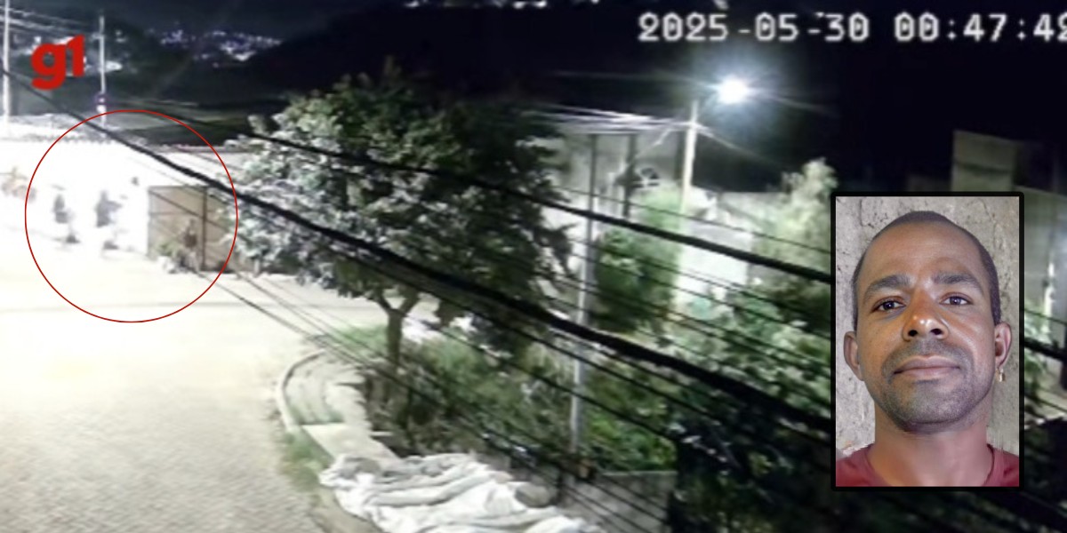 Câmera flagra momento em que  homem é executado no bairro Turmalina, em Governador Valadares
