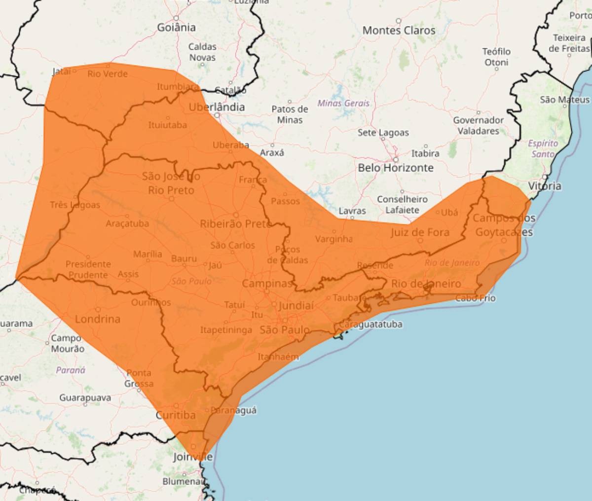Cinco cidades do Sul do Rio e Costa Verde estão com alerta de calor intenso 