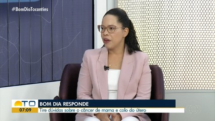 Médica fala sobre câncer de mama e colo de útero no Bom Dia Responde
