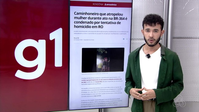 G1 em 1 Minuto: Homem é condenado por homicídio e internet 5G chega no interior