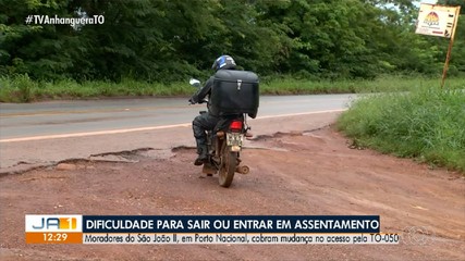 Moradores cobram mudança no acesso ao assentamento São João II, em Porto Nacional
