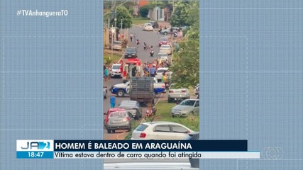 Homem é baleado dentro de carro em Araguaína