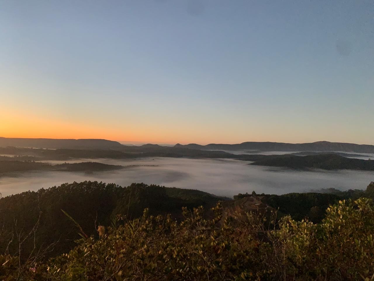 Mirantes de Itararé têm paisagem transformada com a chegada do frio e viram opção de passeio para turistas; veja fotos