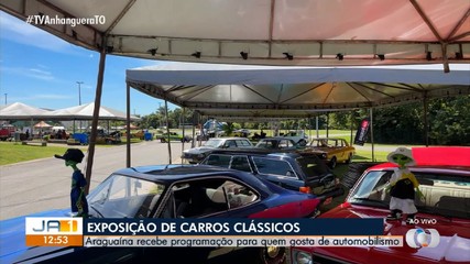 Exposição reúne carros clássicos em Araguaína