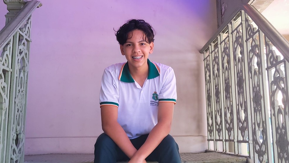 Vinícius se formou, em 2024, em uma escola pública da rede estadual do Ceará. — Foto: Arquivo pessoal