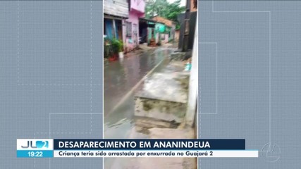 Criança desaparece após enxurrada em Ananindeua