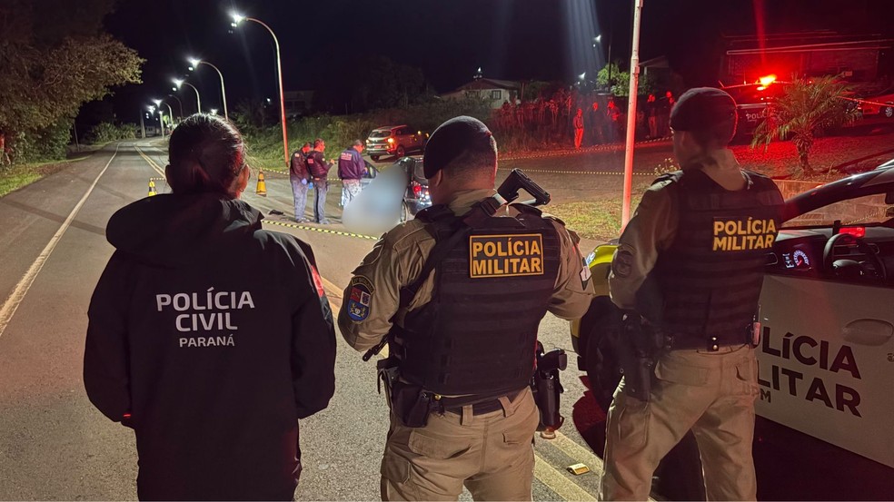 Pai e filho morrem baleados — Foto: Polícia Civil do Paraná