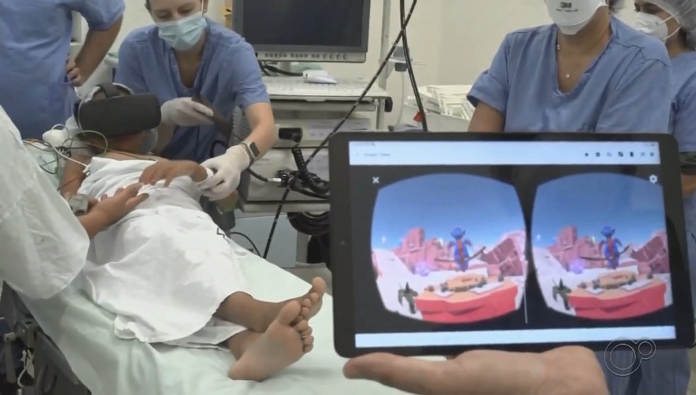 Hospital do interior de SP usa realidade virtual para acalmar crianças  durante exames e cirurgias, Bauru e Marília