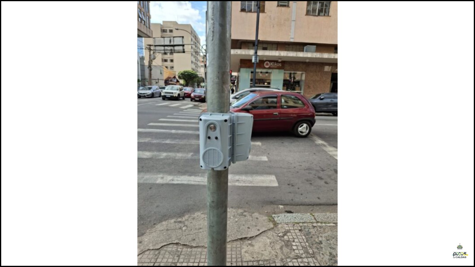 Poços de Caldas ganha 32 novas botoeiras de acessibilidade