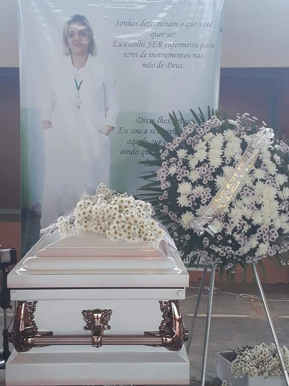 Corpo Lenilda dos Santos, brasileira que morreu no deserto dos EUA, é velado em Rondônia — Foto: Reprodução/Redes Sociais 
