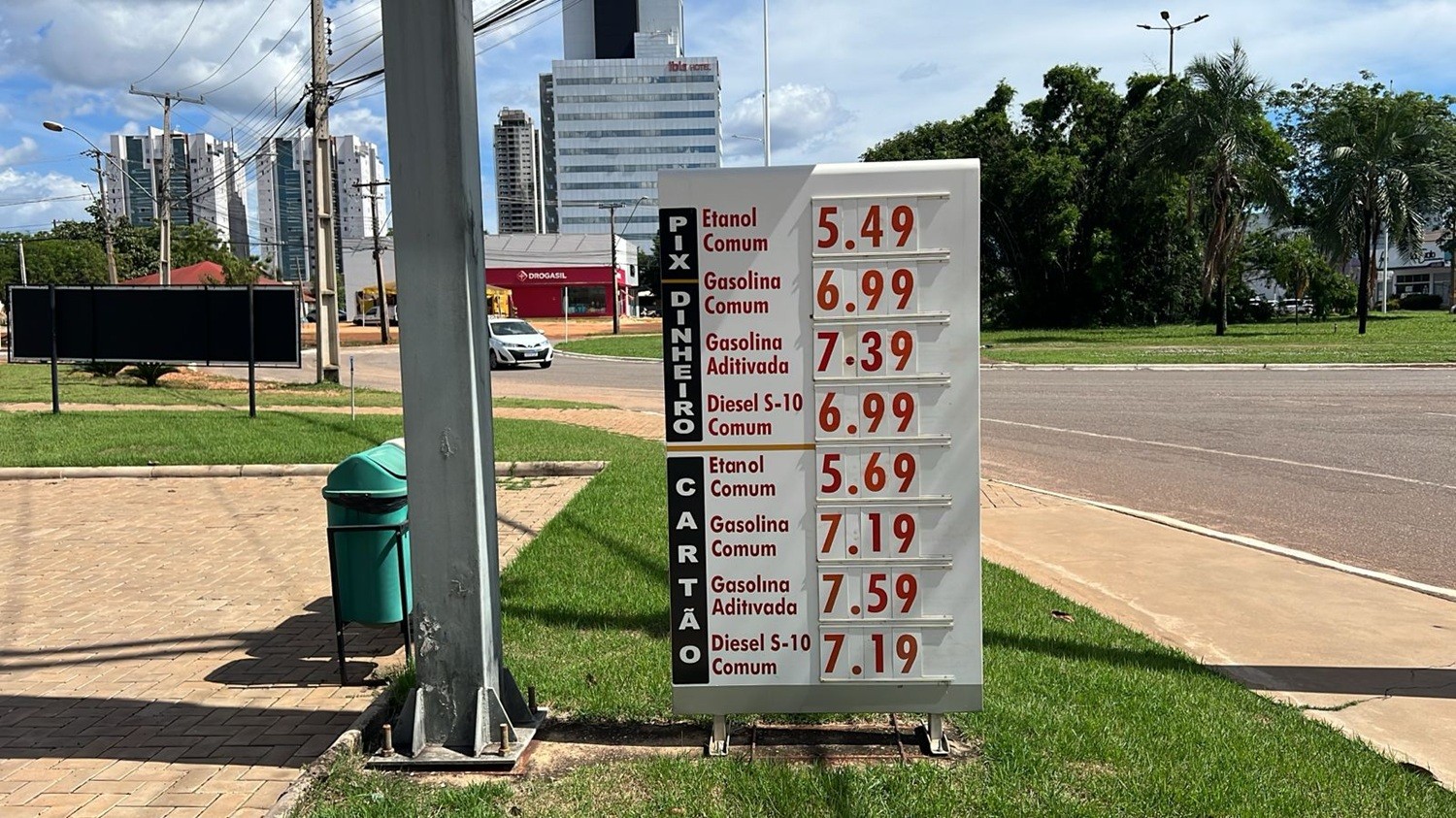 Preço da gasolina surpreende motoristas e passa de R$ 7 em postos de Palmas