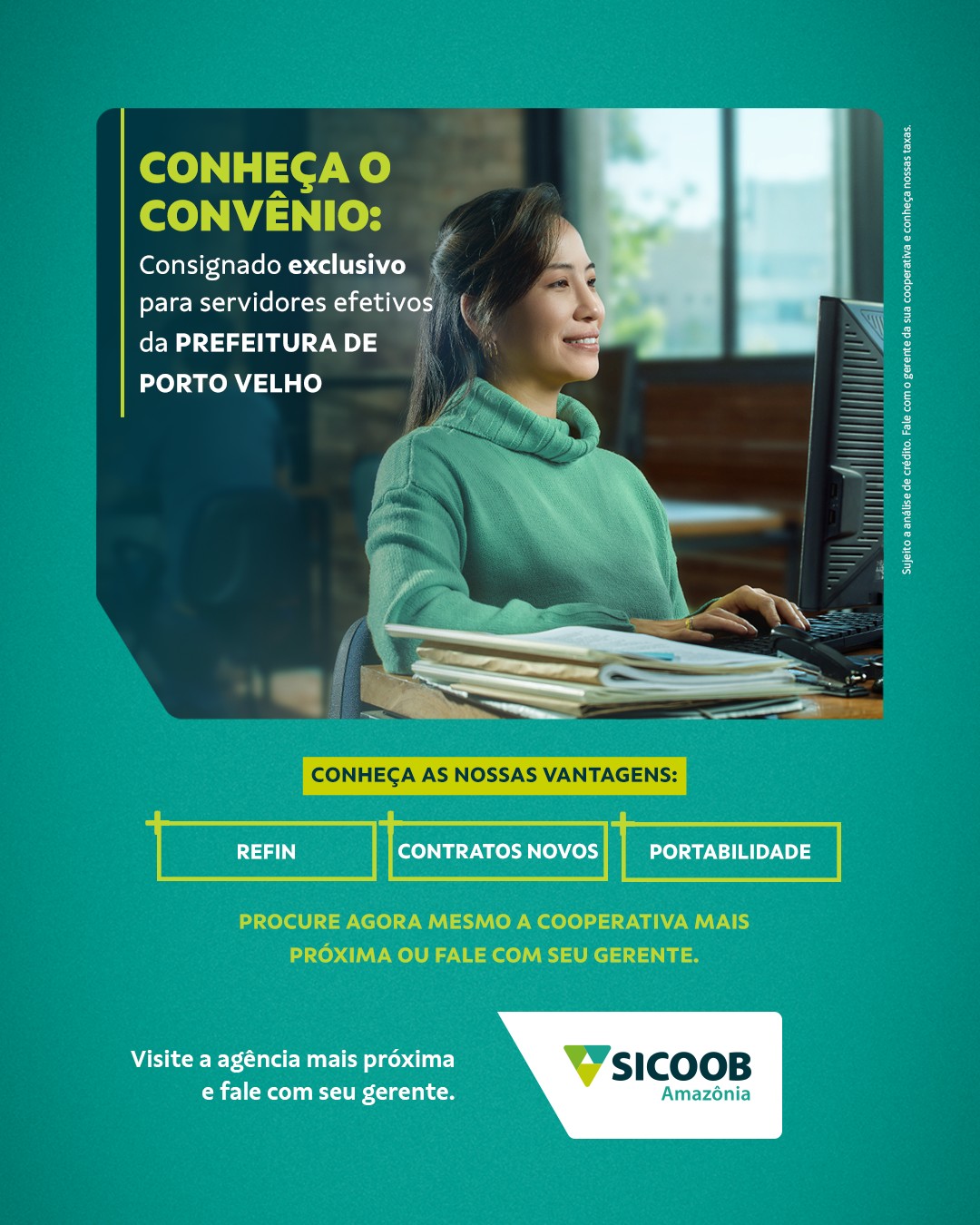 Sicoob Amazônia e Prefeitura de Porto Velho firmam parceria para crédito consignado