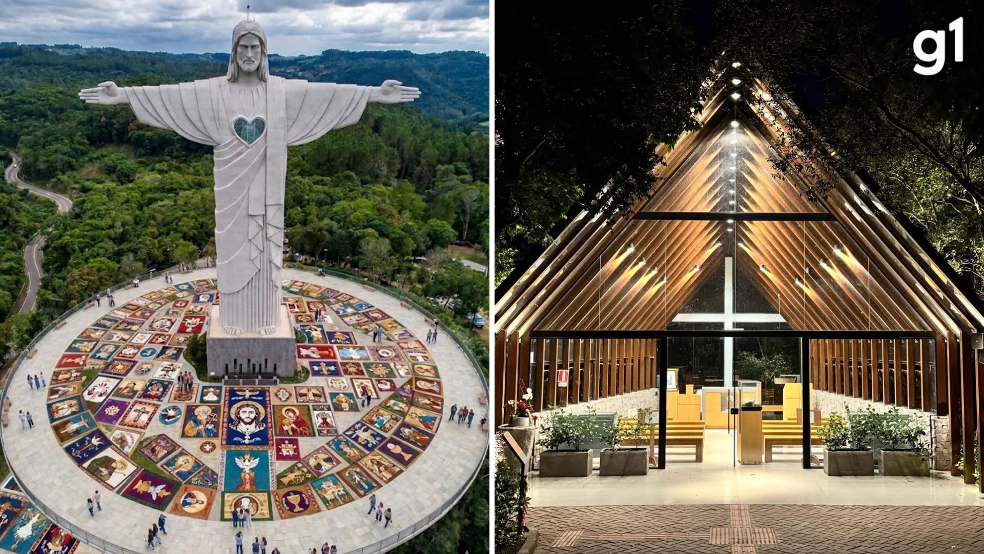Cristo mais alto do Brasil terá tapetes de Corpus Christi pela primeira vez; veja programação do feriado