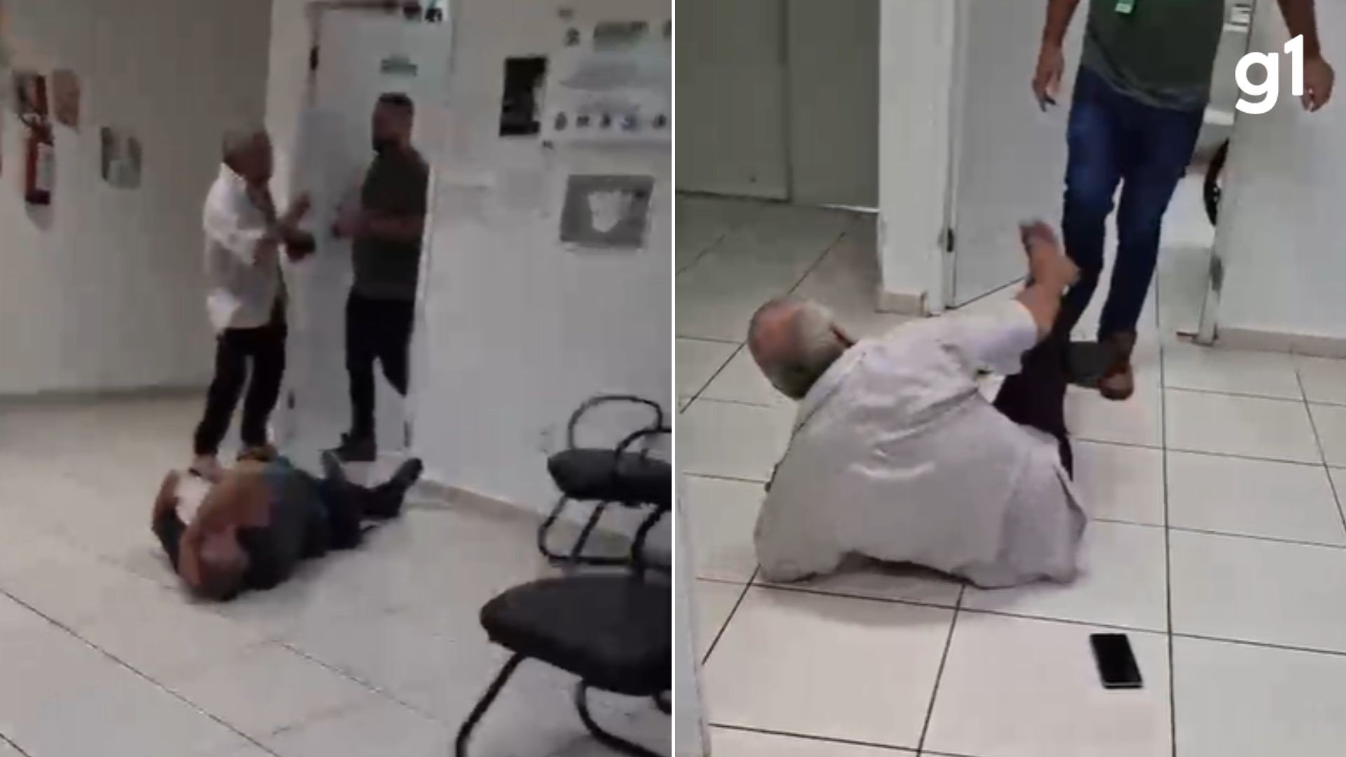 VÍDEO mostra briga em UPA com dois idosos agredidos durante atendimento no RS