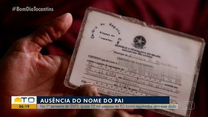 Mais de 12 mil pessoas foram registradas sem o nome do pai no primeiro semestre de 2023