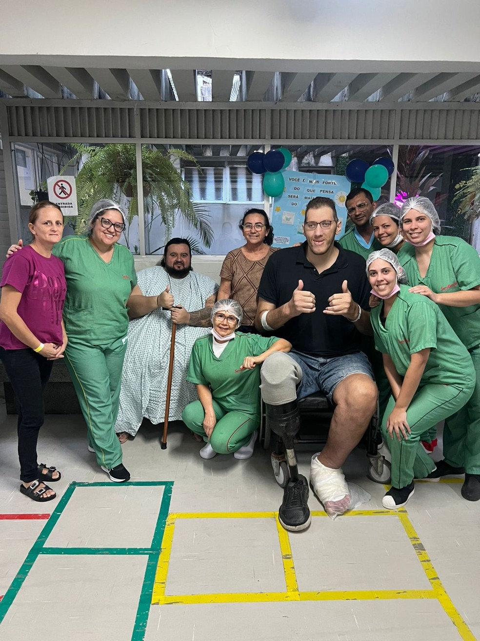Cirurgia foi realizada no Hospital de Clínicas em Campina Grande. — Foto: Crédito: Arquivo pessoal