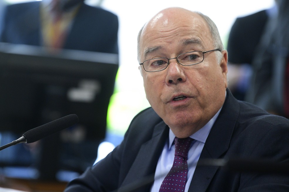 O chanceler brasileiro, Mauro Vieira — Foto: Pedro França/Agência Senado