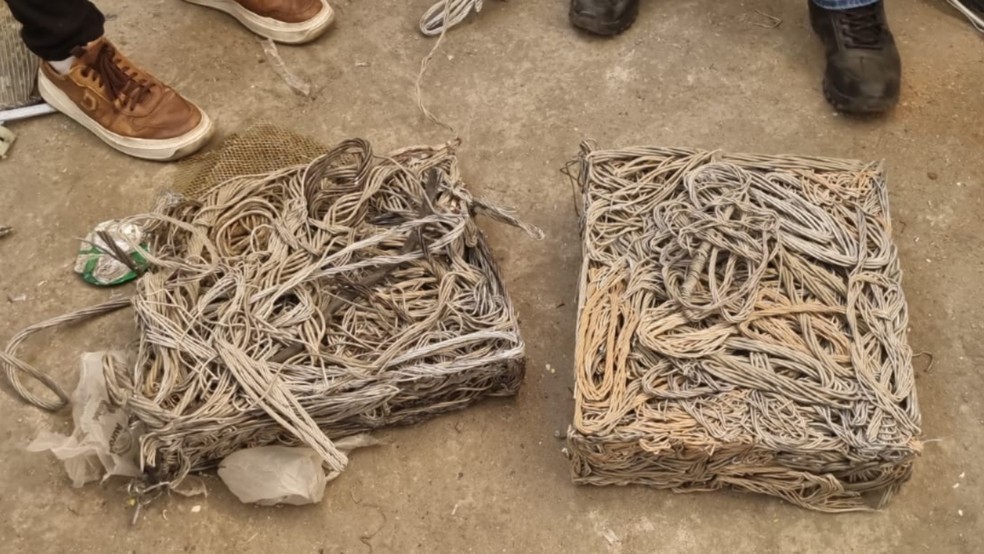 Este ano, mais de 80 quilômetros de cabos de energia já foram furtados em todo o Ceará. — Foto: Enel Ceará/ Divulgação